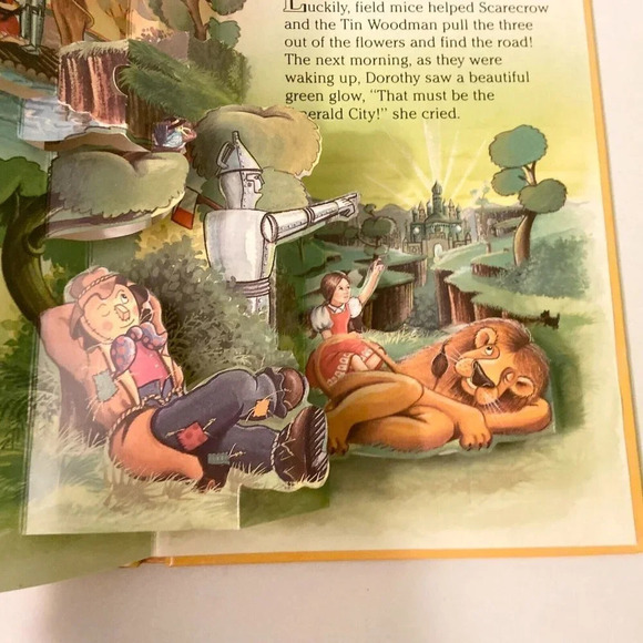 Vintage 1991 Wizard of Oz Childrens Pop Up Book  The Yellow Brick Road - Picture 13 of 16